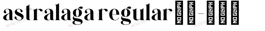 astralaga regular字体字体转换